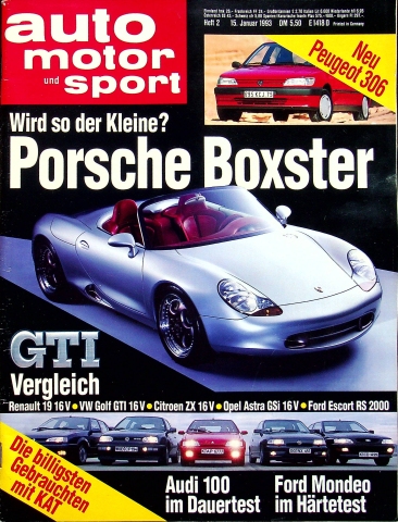 Deckblatt Auto Motor und Sport (02/1993)